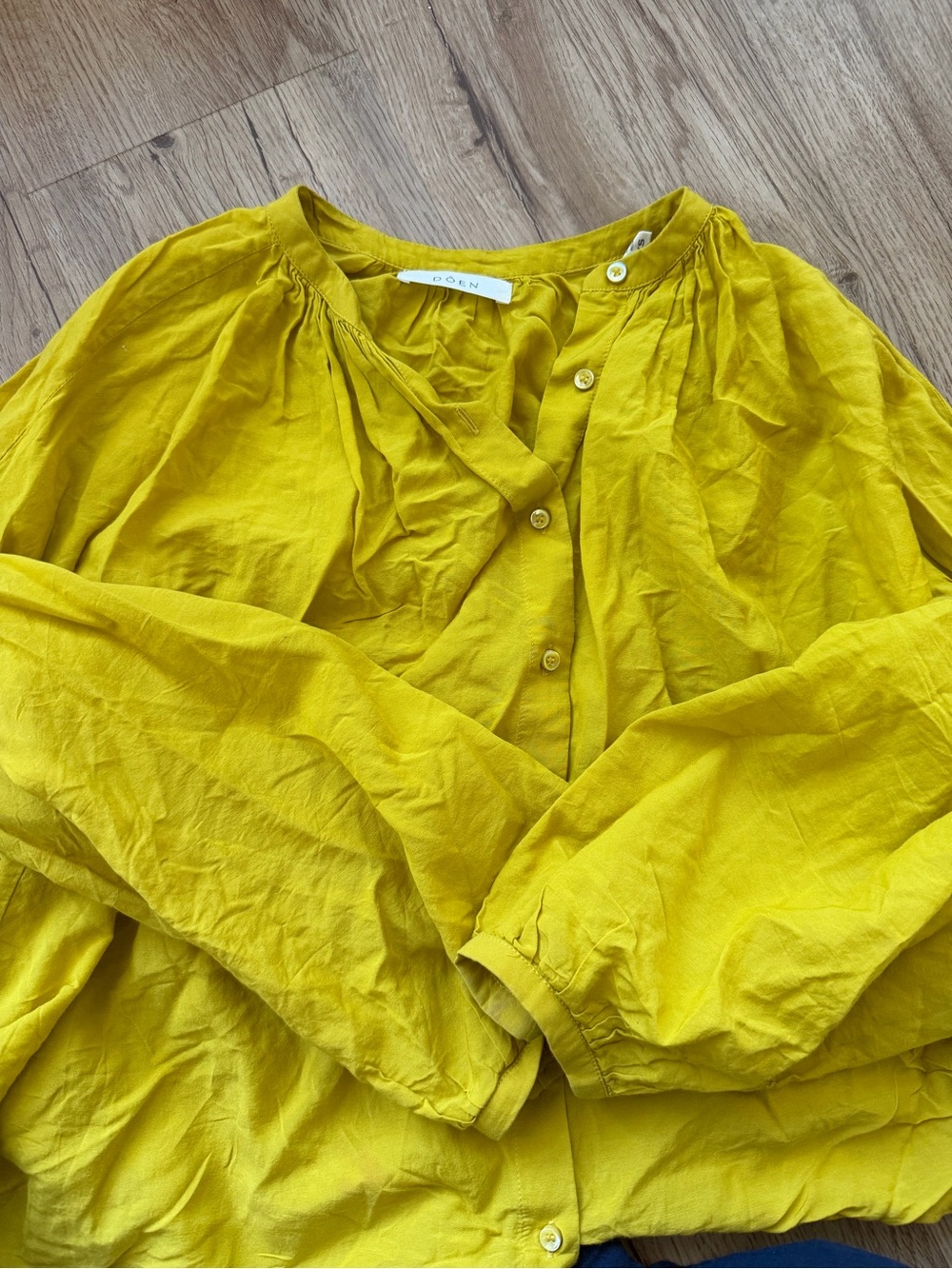 Doen Jane Blouse in yellow